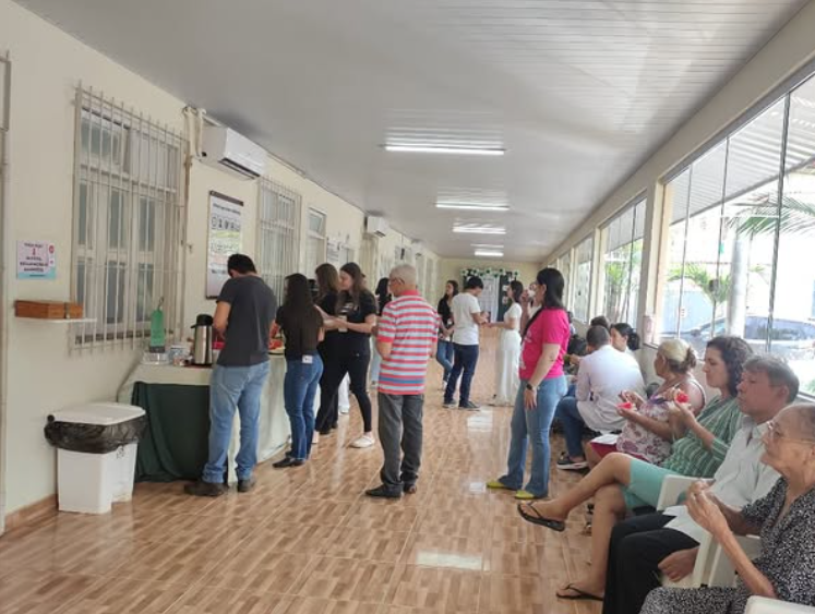 Atendimento e ações de cuidado realizadas no Posto de Saúde Padre Pio.